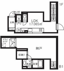 ミオテゾーロ哲学堂カーザの物件間取画像